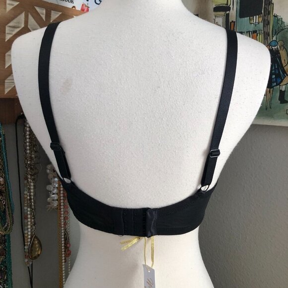 Wolf & Whistle Floral Lace Mesh Underwire Bra 34C - NWTs - Picture 5 of 8